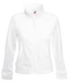 62116 Lady Fit Sweat Jacket White colour image